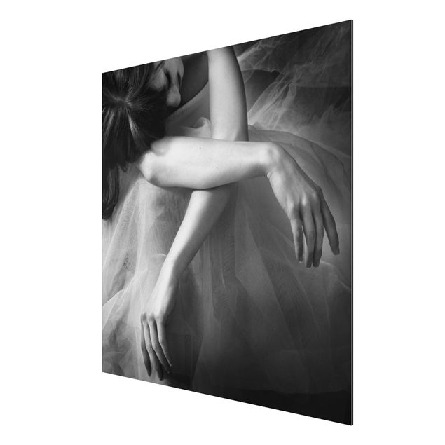 Aluminium Print - Die Hände einer Ballerina - Quadrat 1:1