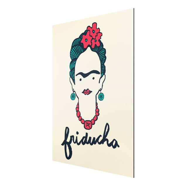Alu-Dibond Bild - Frida Kahlo - Friducha