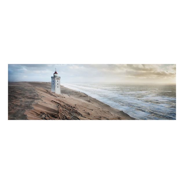 Alu-Dibond Bild - Leuchtturm in Dänemark
