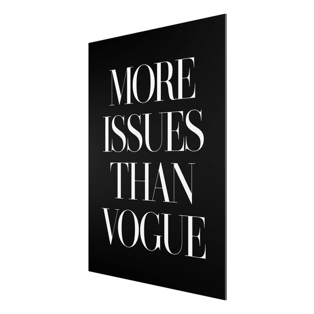 Alu-Dibond Bild - More issues than Vogue