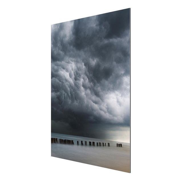 Aluminium Print - Sturmwolken über der Ostsee - Hochformat 4:3