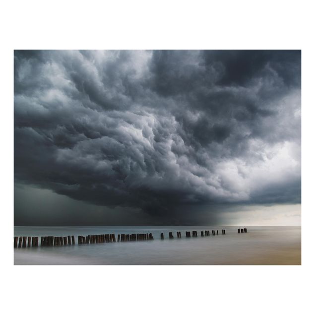 Aluminium Print - Sturmwolken über der Ostsee - Querformat 3:4