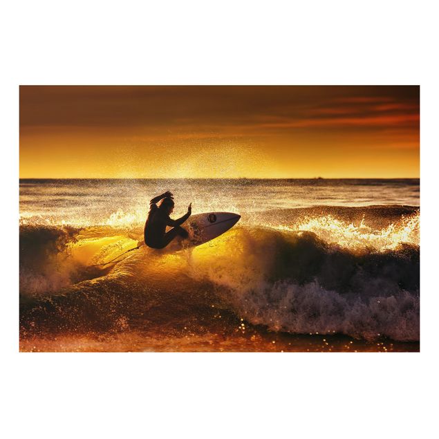 Alu-Dibond Bild - Sun, Fun and Surf