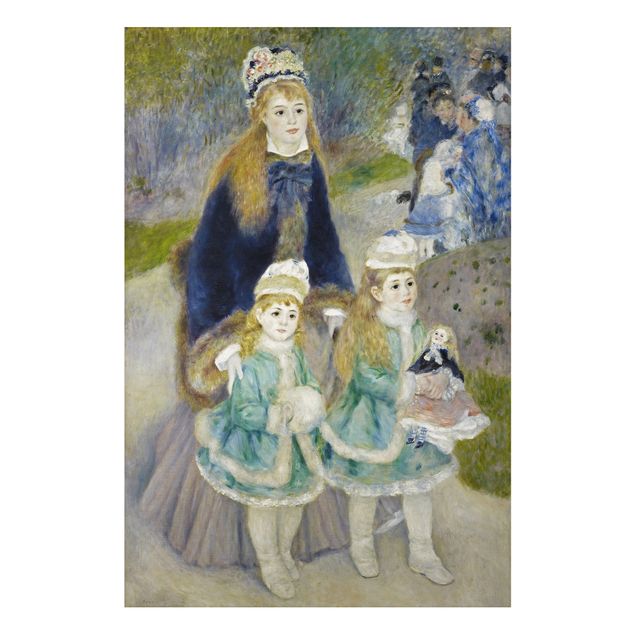 Alu-Dibond Bild - Auguste Renoir - Mutter und Kinder