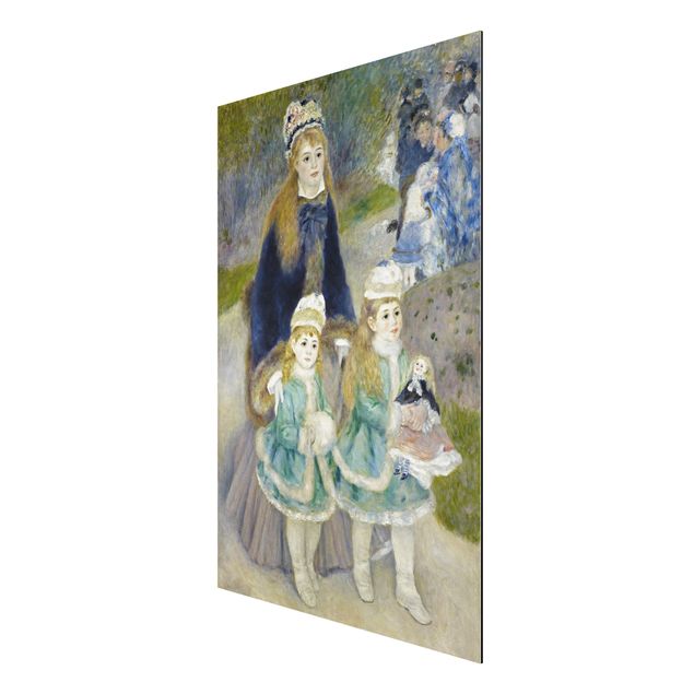 Alu-Dibond Bild - Auguste Renoir - Mutter und Kinder