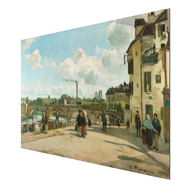 Alu-Dibond Bild - Camille Pissarro - Ansicht von Pontoise