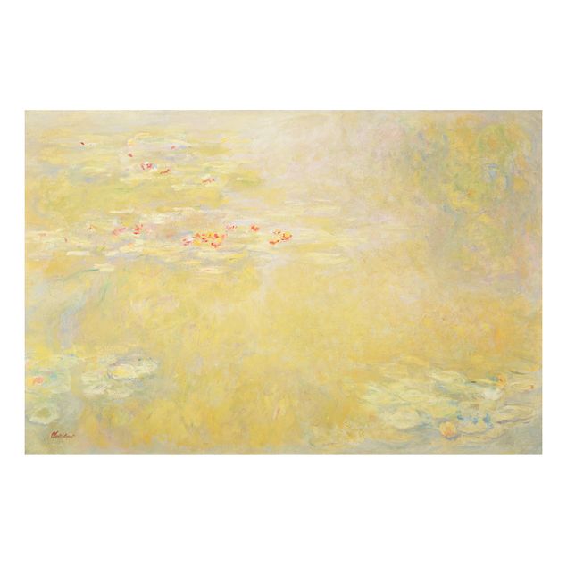 Alu-Dibond Bild - Claude Monet - Der Seerosenteich