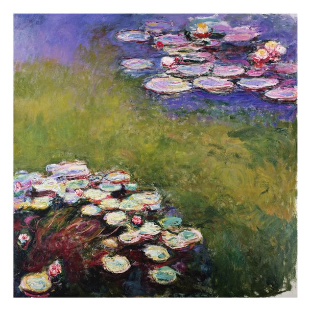 Alu-Dibond Bild - Claude Monet - Seerosen