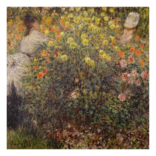 Alu-Dibond Bild - Claude Monet - Frühling an der Seine