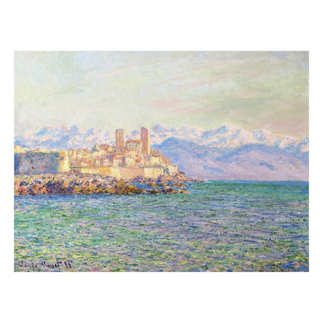 Alu-Dibond Bild - Claude Monet - Antibes, Le Fort