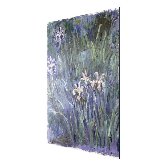 Alu-Dibond Bild - Claude Monet - Schwertlilien