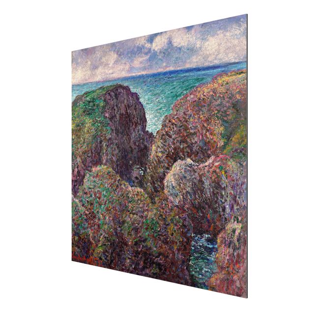 Alu-Dibond Bild - Claude Monet - Felsengruppe bei Port-Goulphar