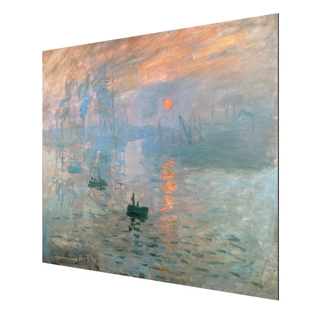 Alu-Dibond Bild - Claude Monet - Impression (Sonnenaufgang)