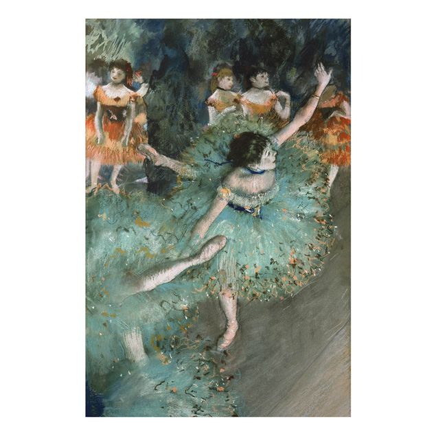 Alu-Dibond Bild - Edgar Degas - Tänzerinnen in Grün