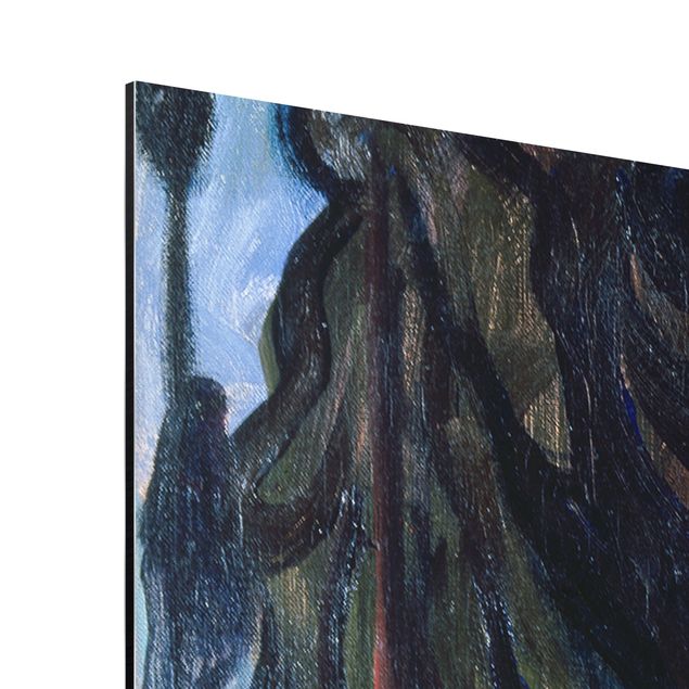 Alu-Dibond Bild - Edvard Munch - Sternennacht