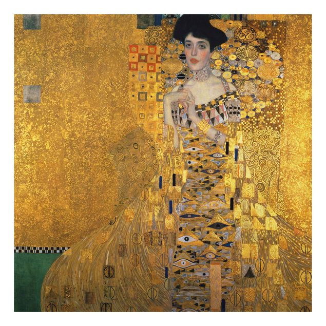 Alu-Dibond Bild - Gustav Klimt - Bildnis der Adele Bloch-Bauer I
