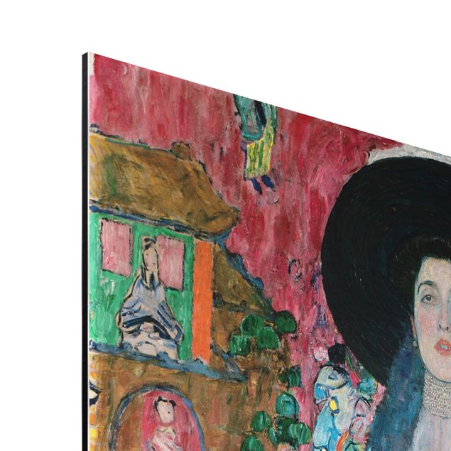 Alu-Dibond Bild - Gustav Klimt - Bildnis Adele Bloch-Bauer II