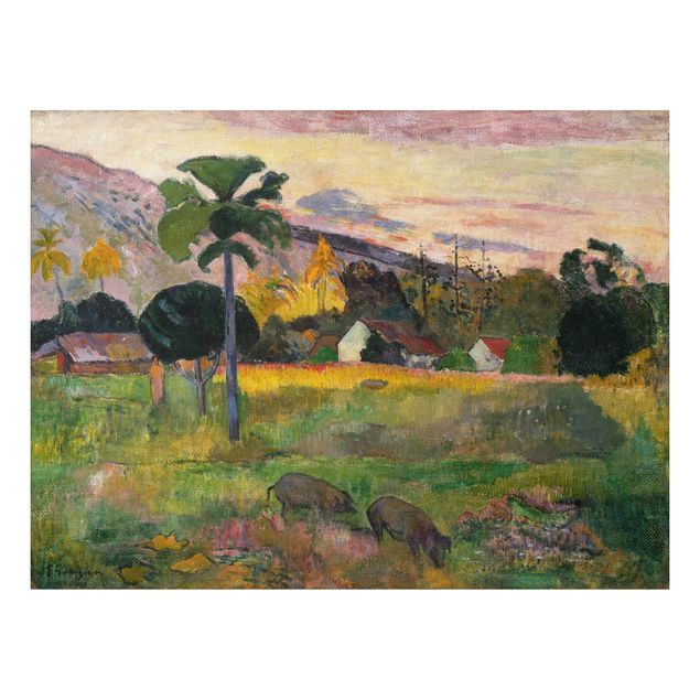 Alu-Dibond Bild - Paul Gauguin - Haere mai (Komm her)