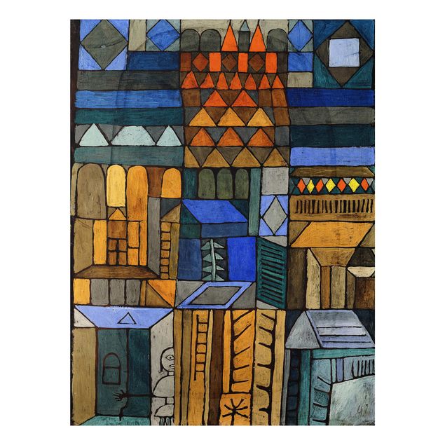 Alu-Dibond Bild - Paul Klee - Beginnende Kühle