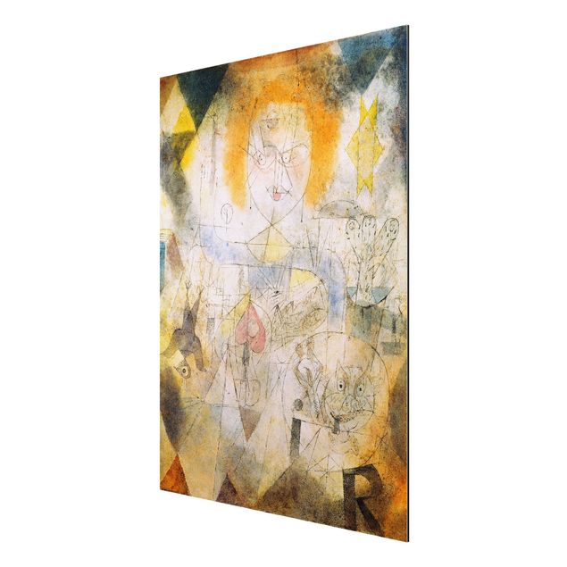 Alu-Dibond Bild - Paul Klee - Irma Rossa, die Bändigerin