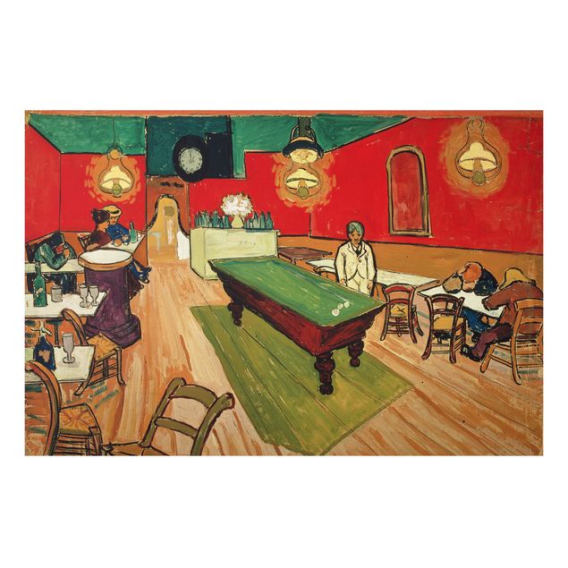 Alu-Dibond Bild - Vincent van Gogh - Das Nachtcafé