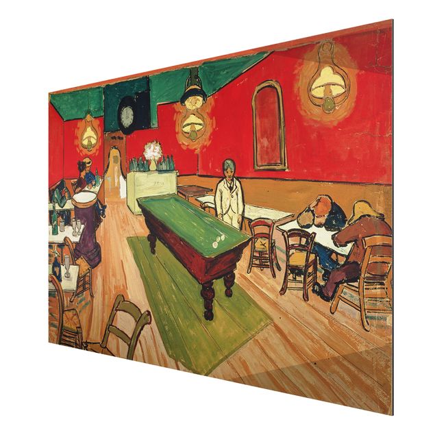 Alu-Dibond Bild - Vincent van Gogh - Das Nachtcafé