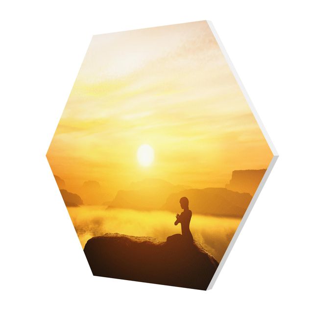 Hexagon Bild Forex - Yoga Meditation