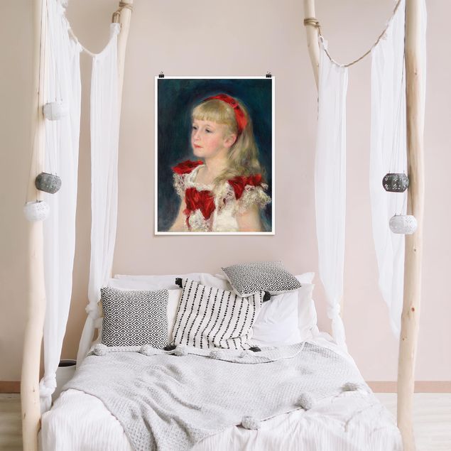 Poster - Auguste Renoir - Mademoiselle Grimprel - Hochformat 3:4