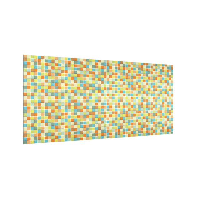 Spritzschutz Glas - Mosaikfliesen Sommerset - Querformat - 2:1