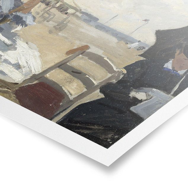 Poster - Claude Monet - Strand von Trouville - Querformat 3:4