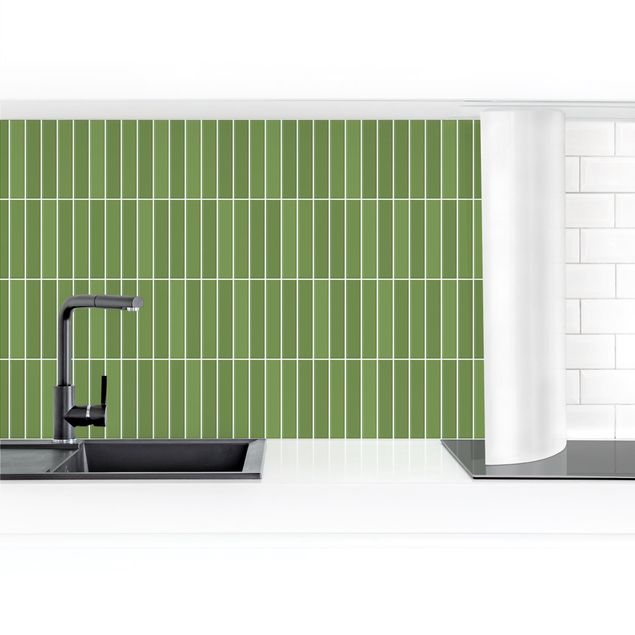 Küchenrückwand - Subway Fliesen - Grün