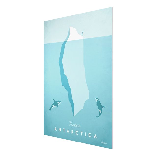 Forex Fine Art Print - Reiseposter - Antarktis - Hochformat 4:3