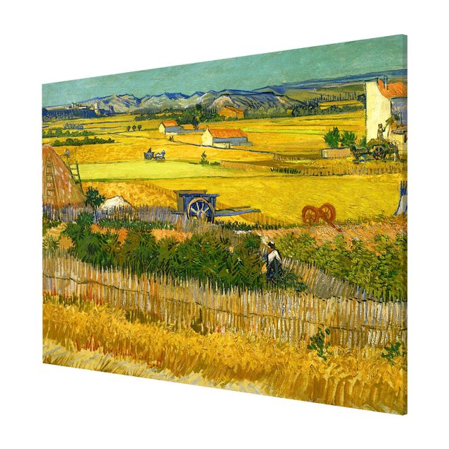 Magnettafel - Vincent van Gogh - Die Ernte - Memoboard Querformat 3:4