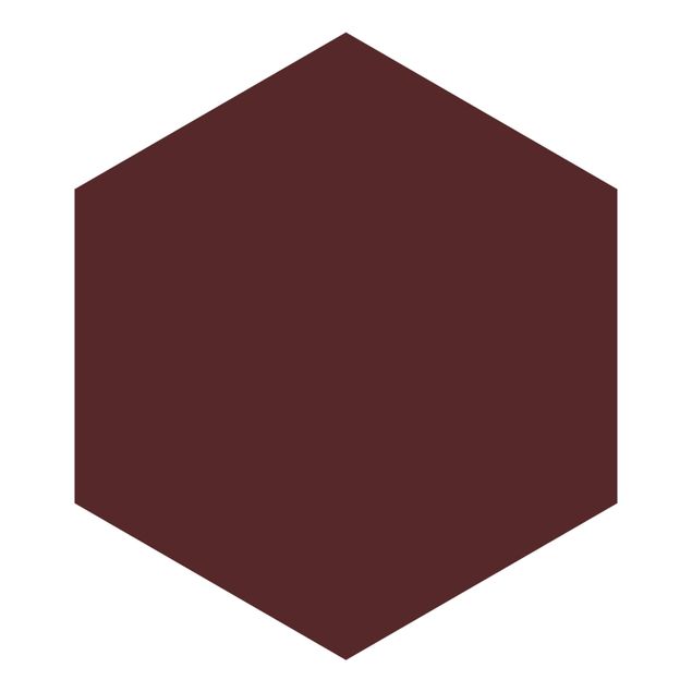Hexagon Mustertapete selbstklebend - Burgund