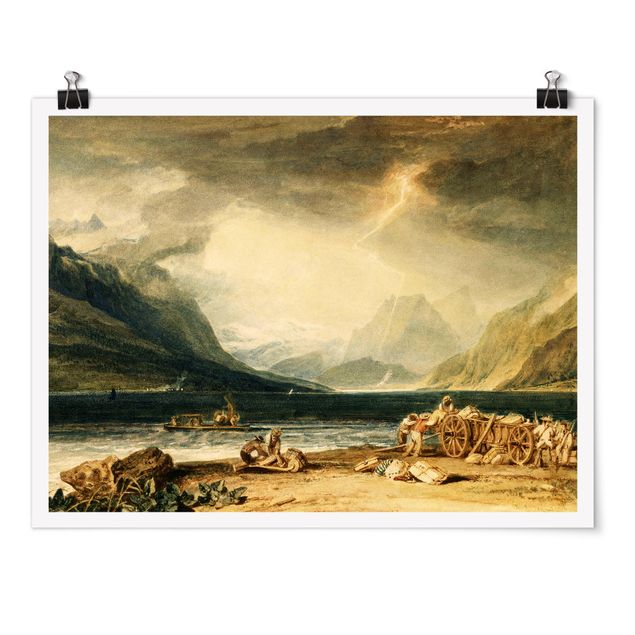 Poster - William Turner - Thunersee - Querformat 3:4