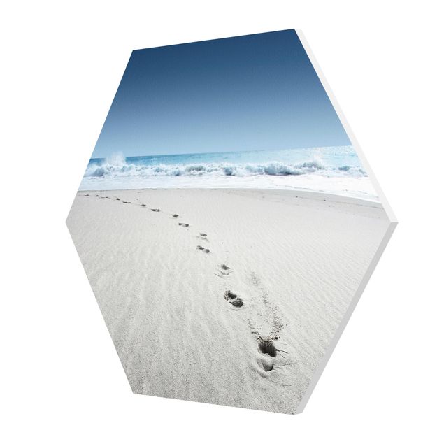Hexagon Bild Forex - Spuren im Sand