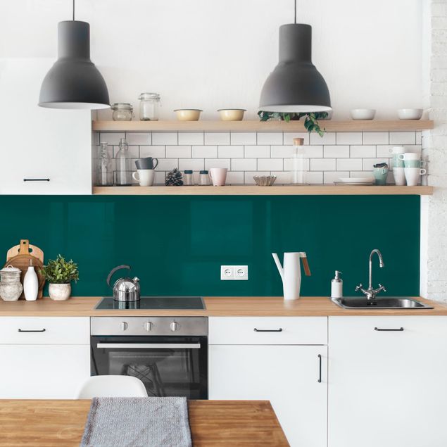 Küchenrückwand - Piniengrün