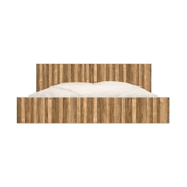 Möbelfolie für IKEA Malm Bett niedrig 160x200cm - Klebefolie Amazakou Light