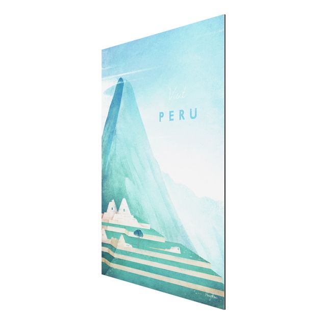 Aluminium Print - Reiseposter - Peru - Hochformat 3:2