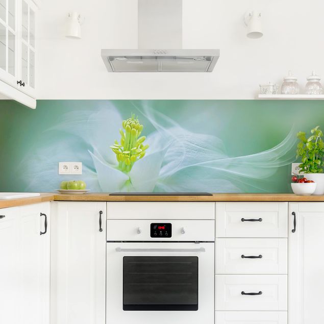 Küchenrückwand - Weiße Akelei