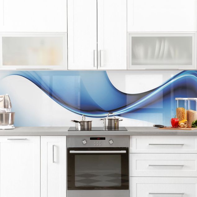 Küchenrückwand - Blaue Wandlung