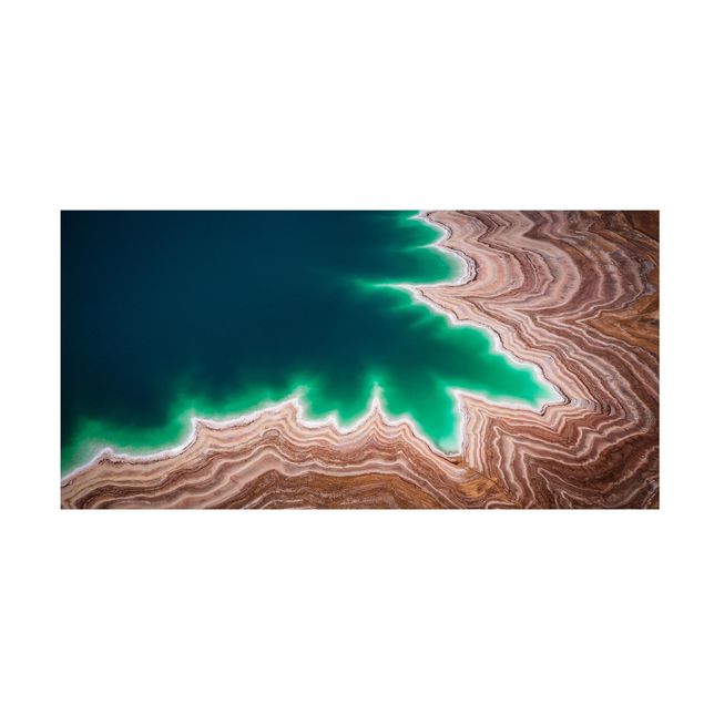 Teppich Natur Schichtenlandschaft am Toten Meer
