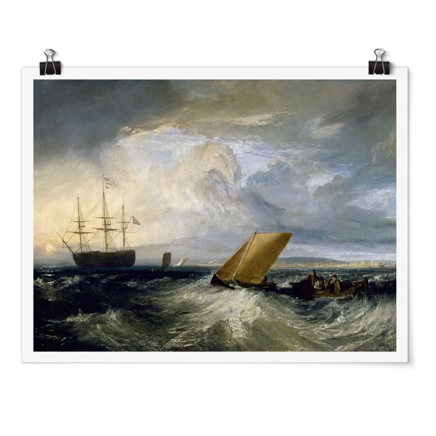 Poster - William Turner - Sheerness - Querformat 3:4