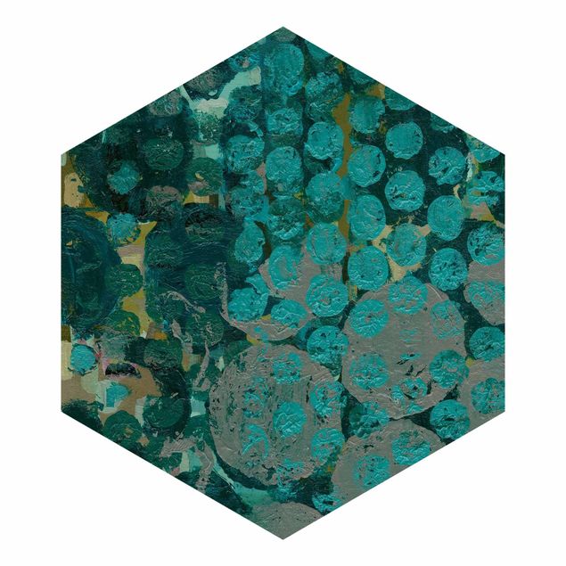 Hexagon Mustertapete selbstklebend - Callais