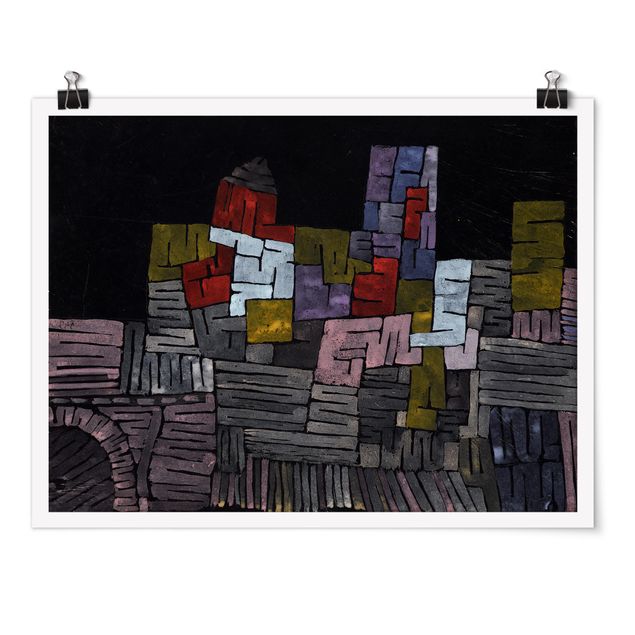 Poster - Paul Klee - Altes Gemäuer - Querformat 3:4