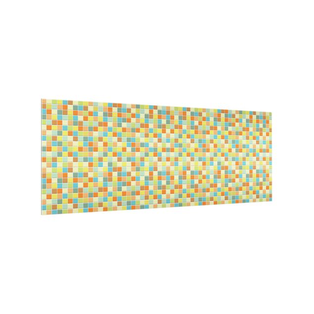 Spritzschutz Glas - Mosaikfliesen Sommerset - Panorama - 5:2