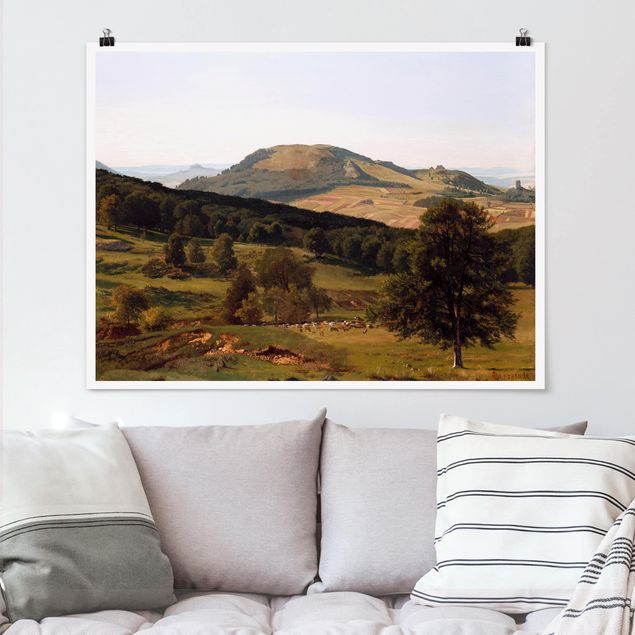 Poster - Albert Bierstadt - Berg und Tal - Querformat 3:4