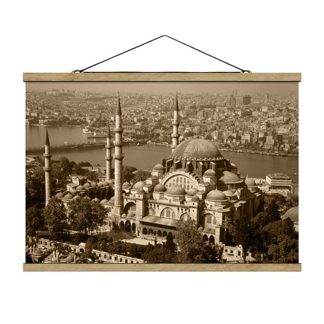 Stoffbild mit Posterleisten - Old Mosque - Querformat 3:2