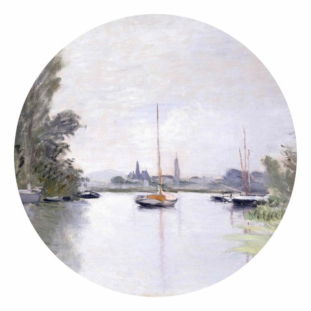 Runde Tapete selbstklebend - Claude Monet - Argenteuil