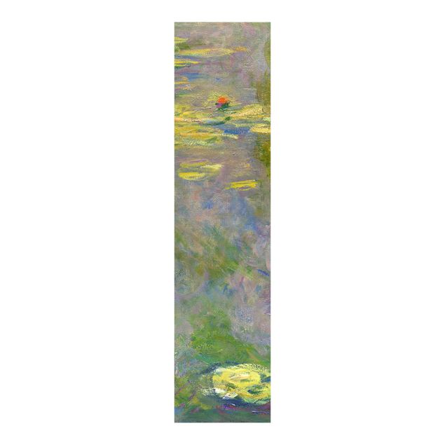 Schiebegardinen Set - Claude Monet - Grüne Seerosen - 6 Flächenvorhänge